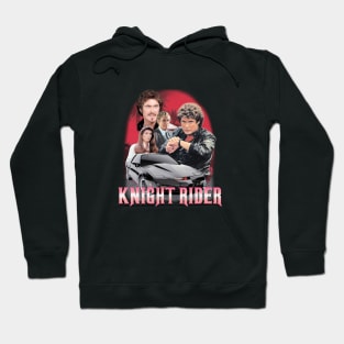 KITT and Michael Knight Hoodie